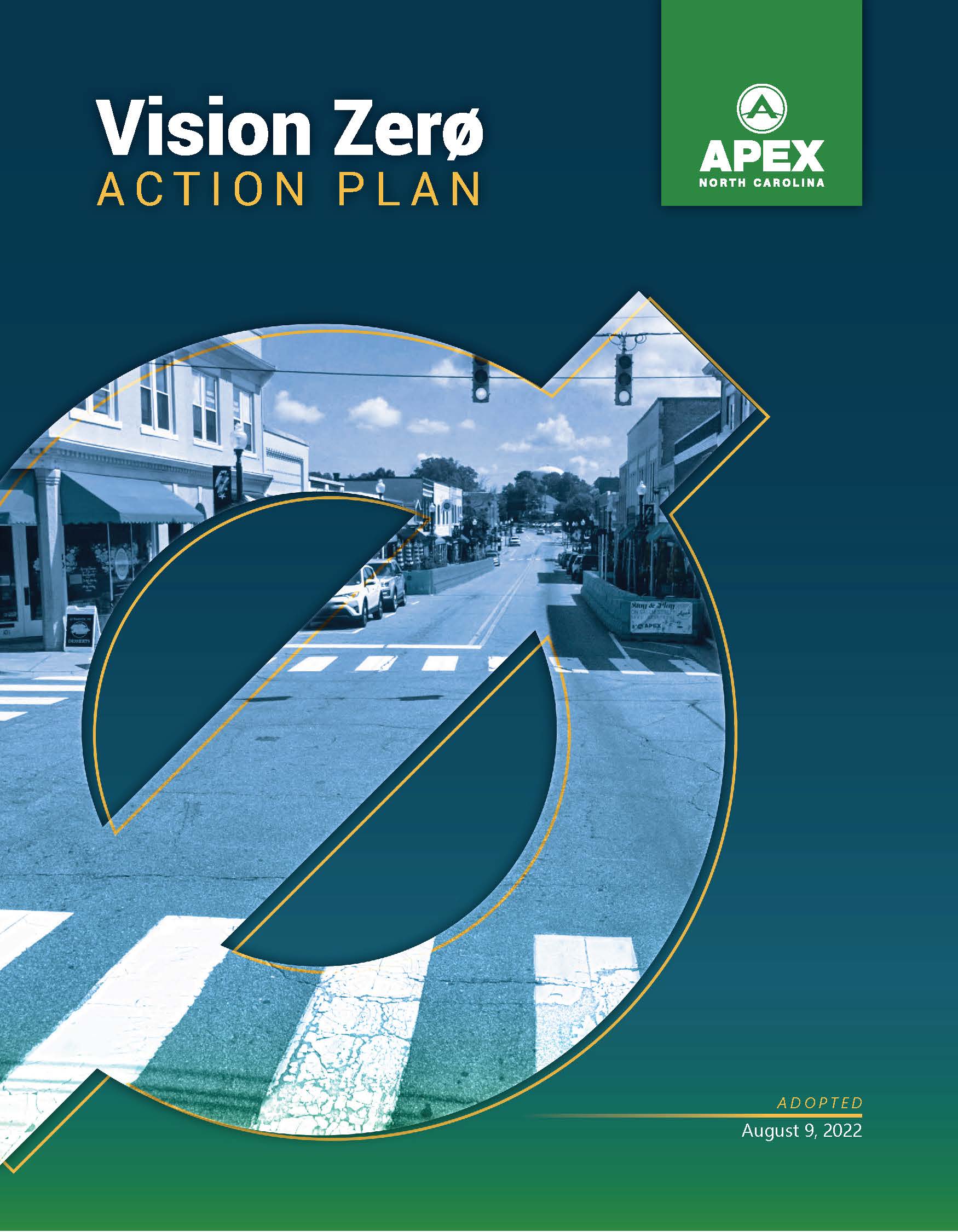 Cover from Apex Vision Zero Plan_FINAL Opens in new window