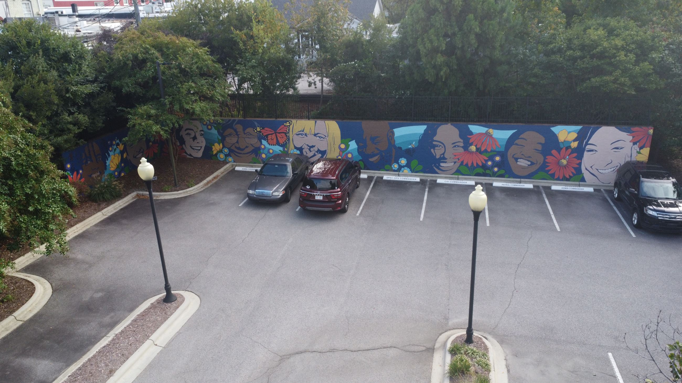 Community Laughing Garden Mural